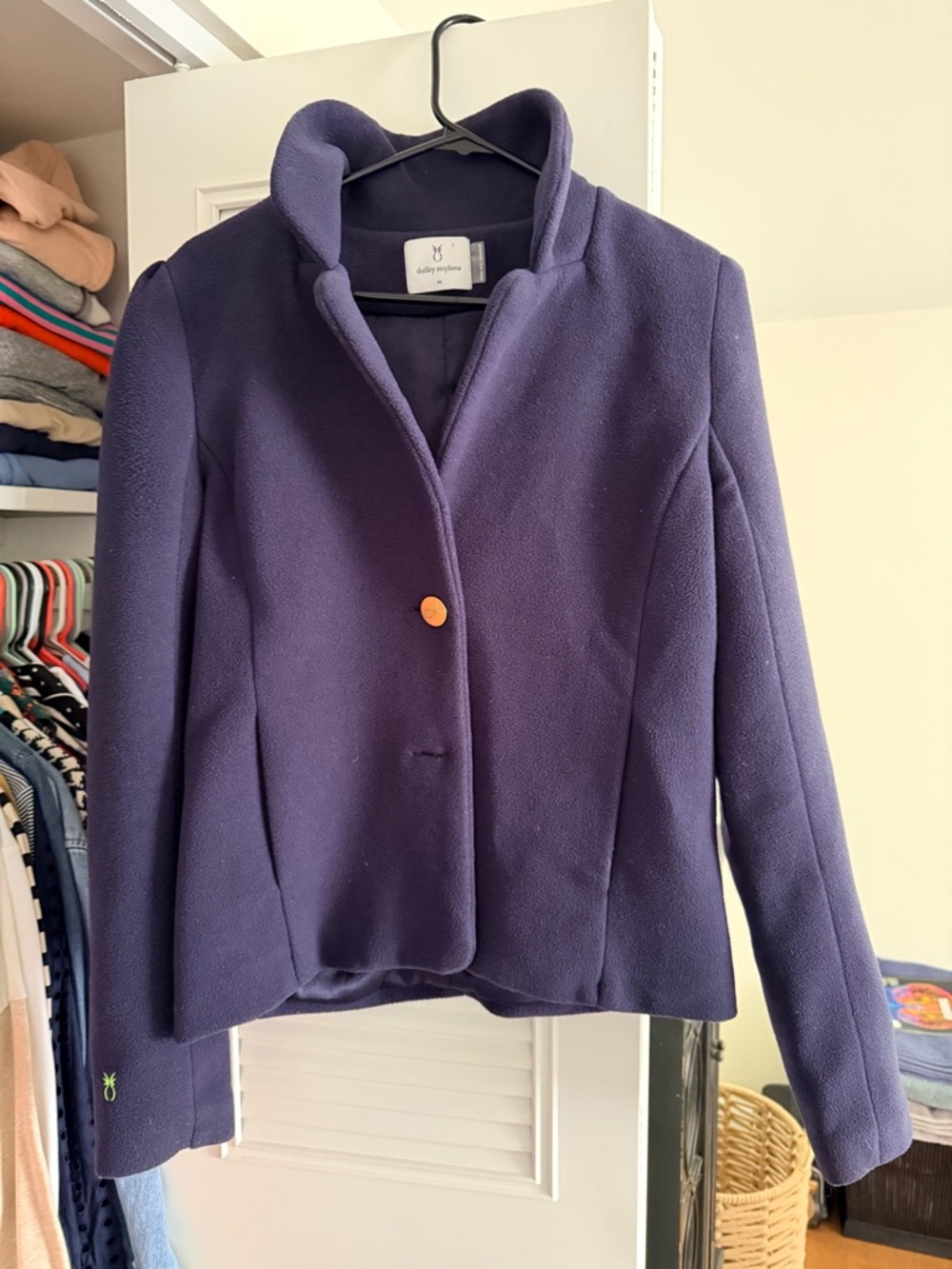 Dudley Stephens Deep Navy Fleece Jacket